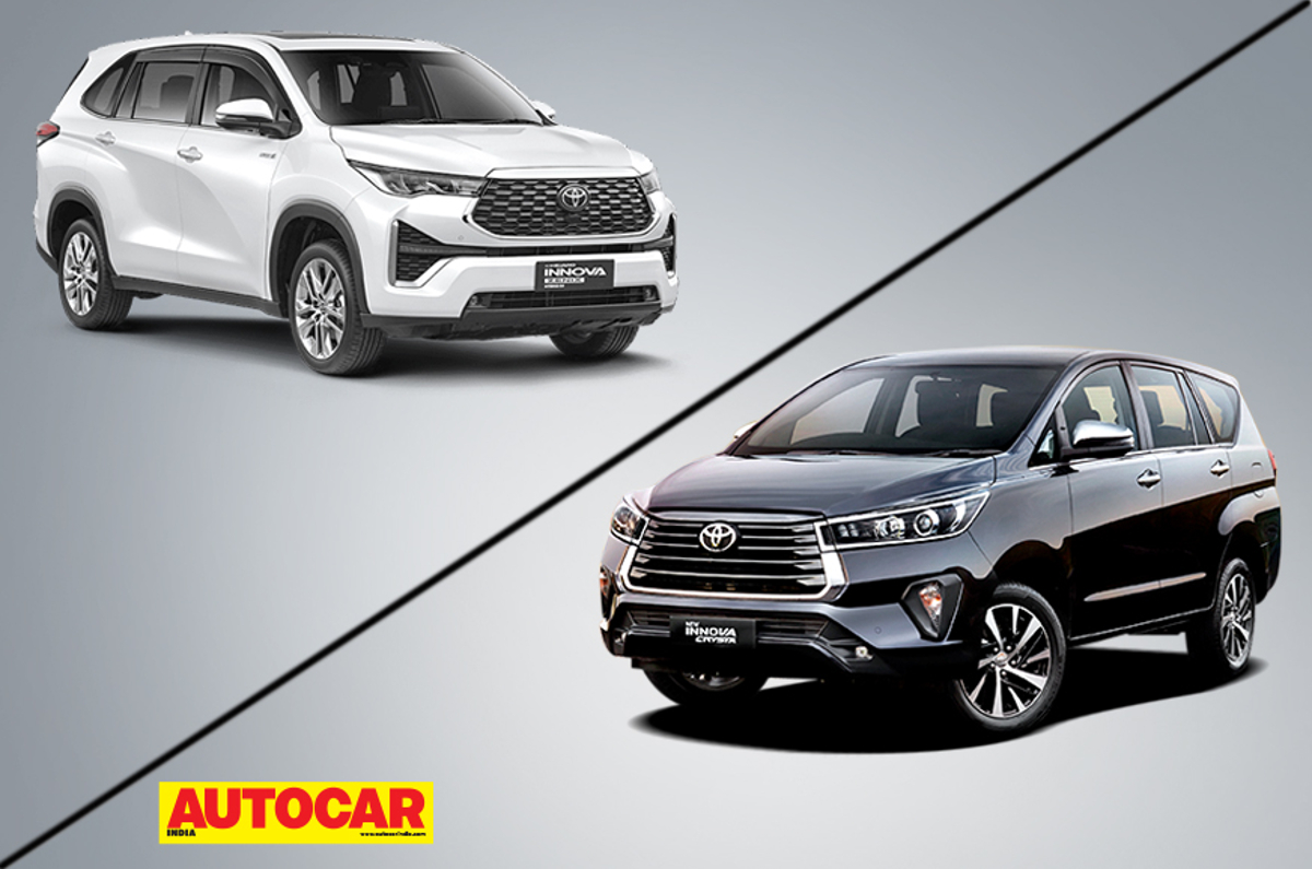 Toyota Innova Hycross Vs Innova Crysta Exterior Dimension Interior Powertrain Differences 4172